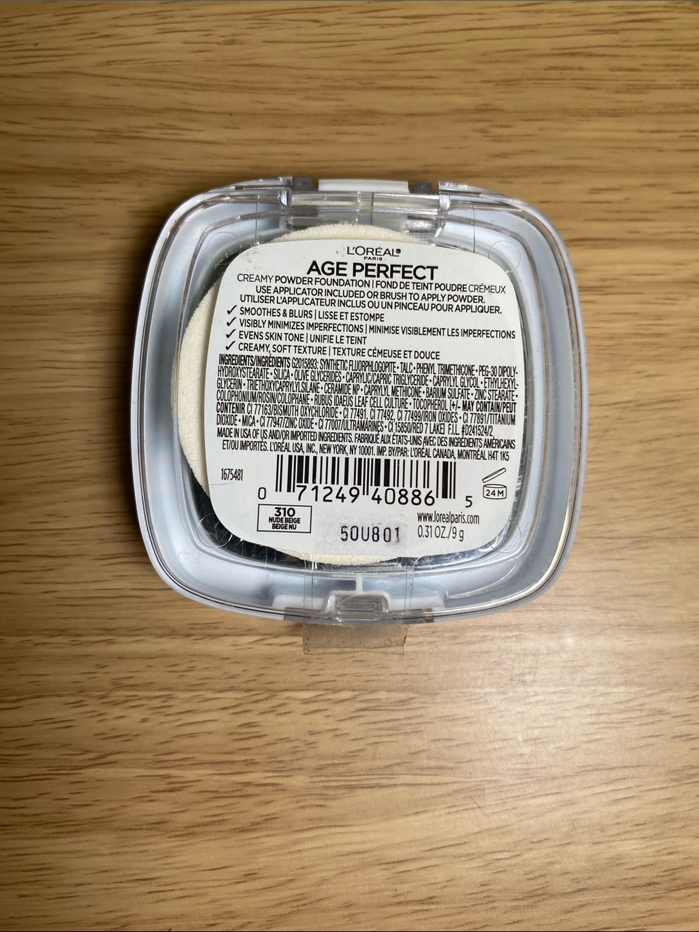 L'Oreal Age Perfect Creamy Powder Foundation - Nude Beige - Picture 3 of 4